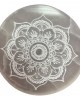 Δίσκος Σεληνίτη Lotus Mandala 10cm Βότσαλα - Πέτρες (Tumblestones)